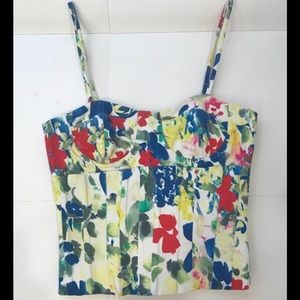 Alice + Olivia Bustier Top Size 4